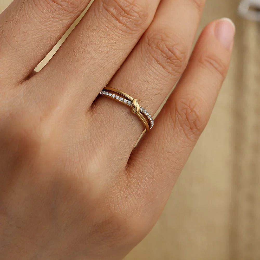 Anello Small Knot - (Regolabile)