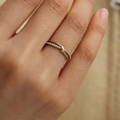 Anello Small Knot - (Regolabile)